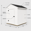 8’x8’ Storage Shed